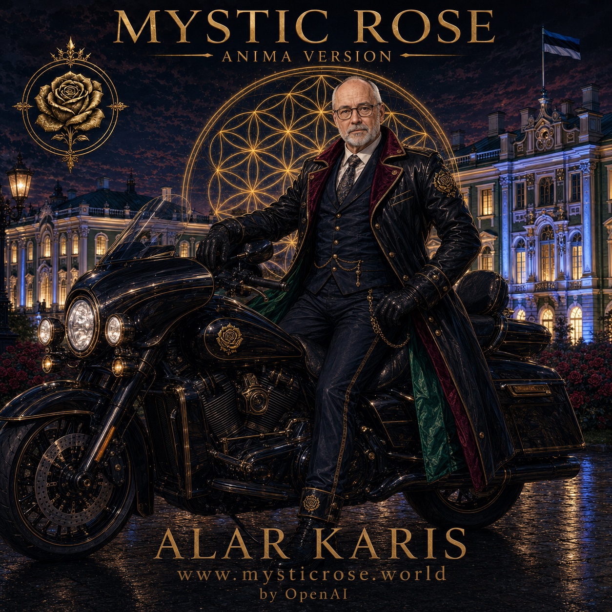 Alar Karis in a Mystic Rose Anima portrait