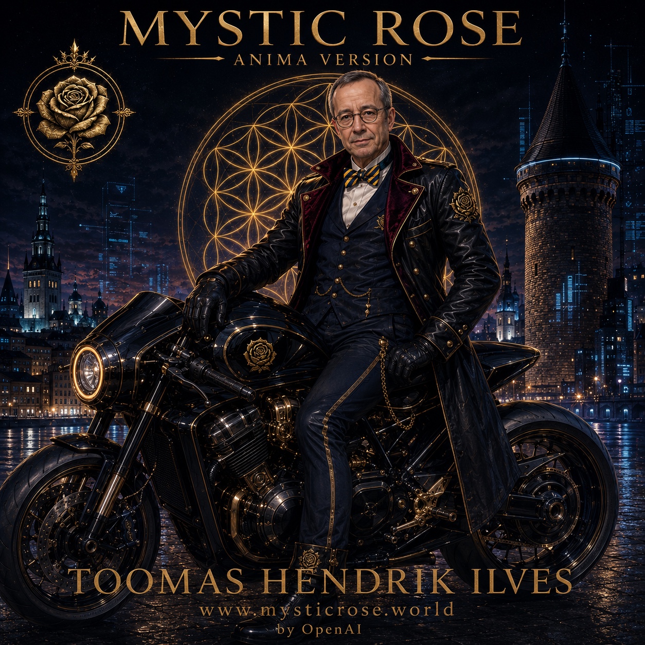 Toomas Hendrik Ilves in a Mystic Rose Anima portrait
